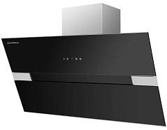 MAUNFELD MERSEY 90 нержавейка/черное стекло